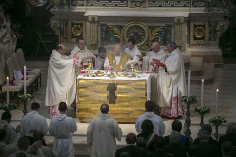Riapertura Duomo - Celebrazione Eucaristica con benedizione del nuovo altare - 2 Ottobre